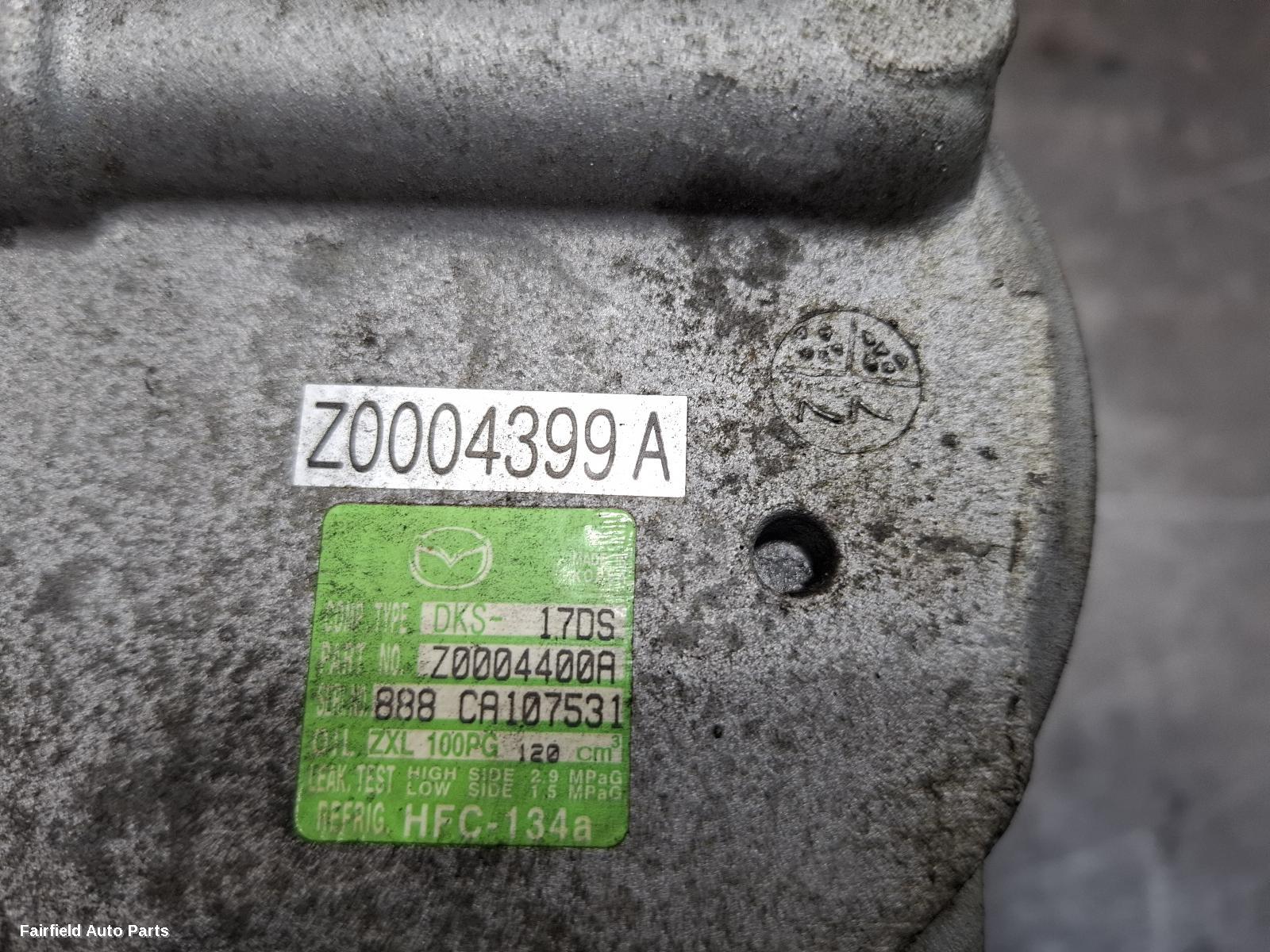 2008-2012 Mazda 6 A C Compressor