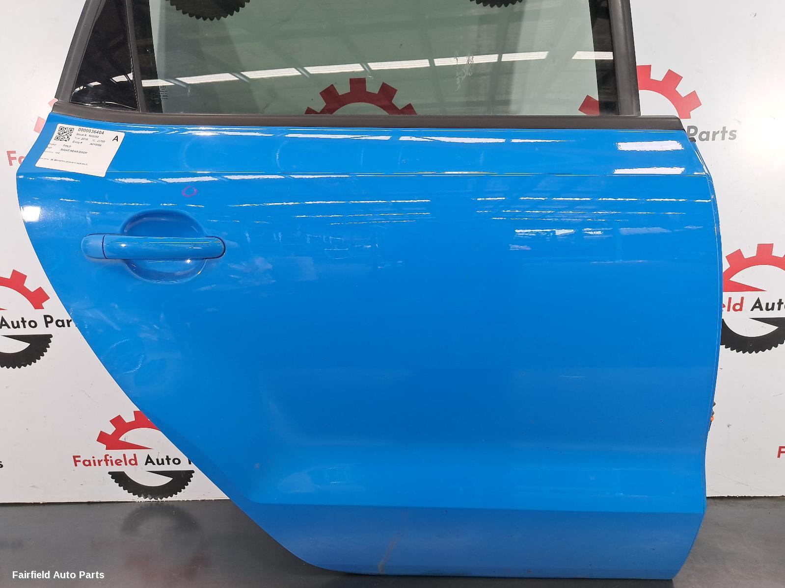 2010-2017 Volkswagen Polo Right Rear Door Sliding