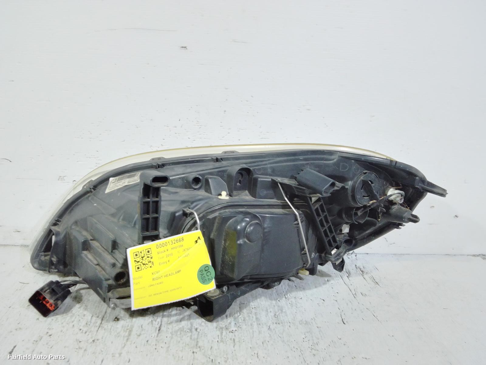 2009-2013 Volvo Xc60 Right Headlamp
