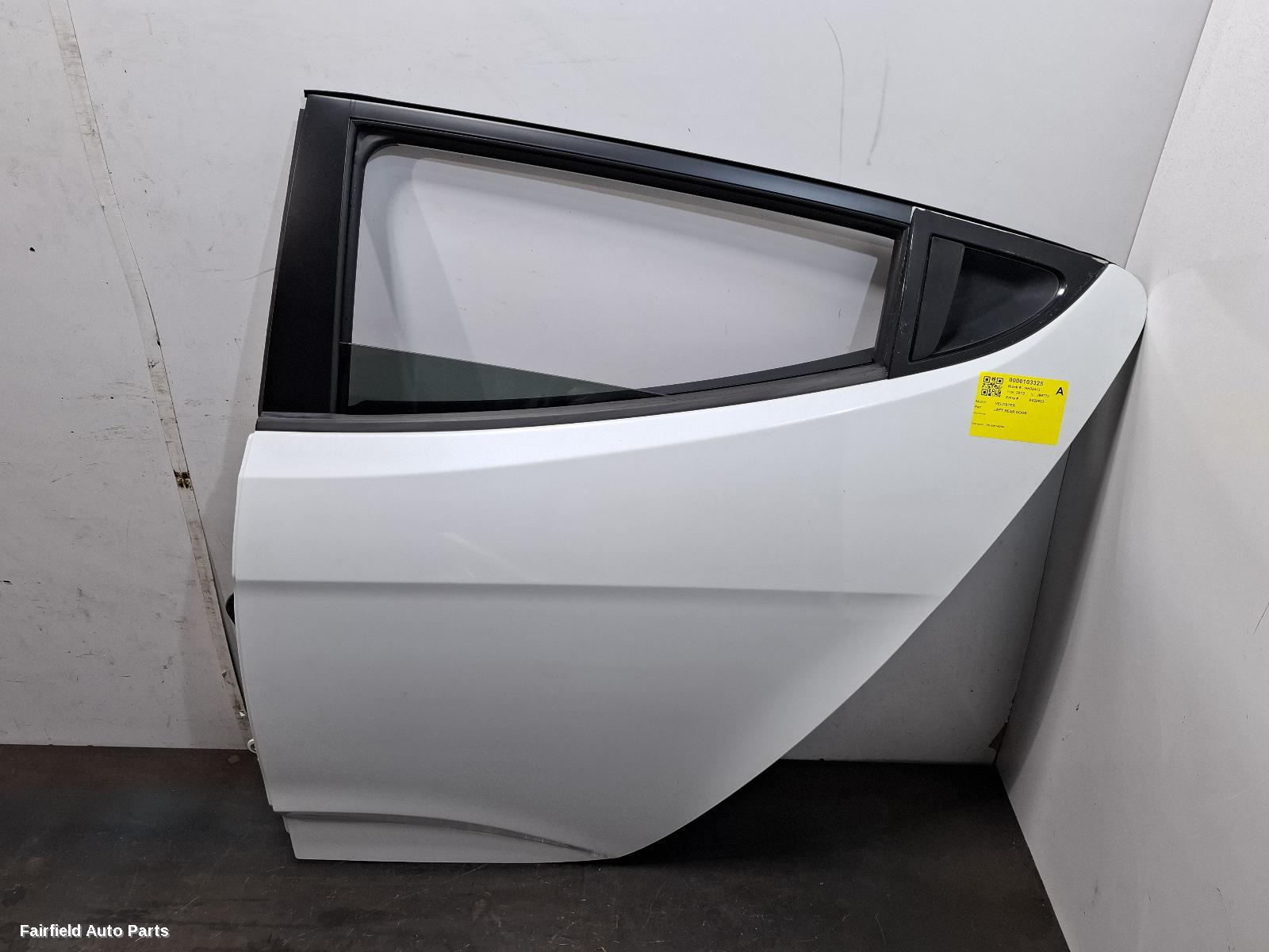 2013 Hyundai Veloster Left Rear Door Sliding