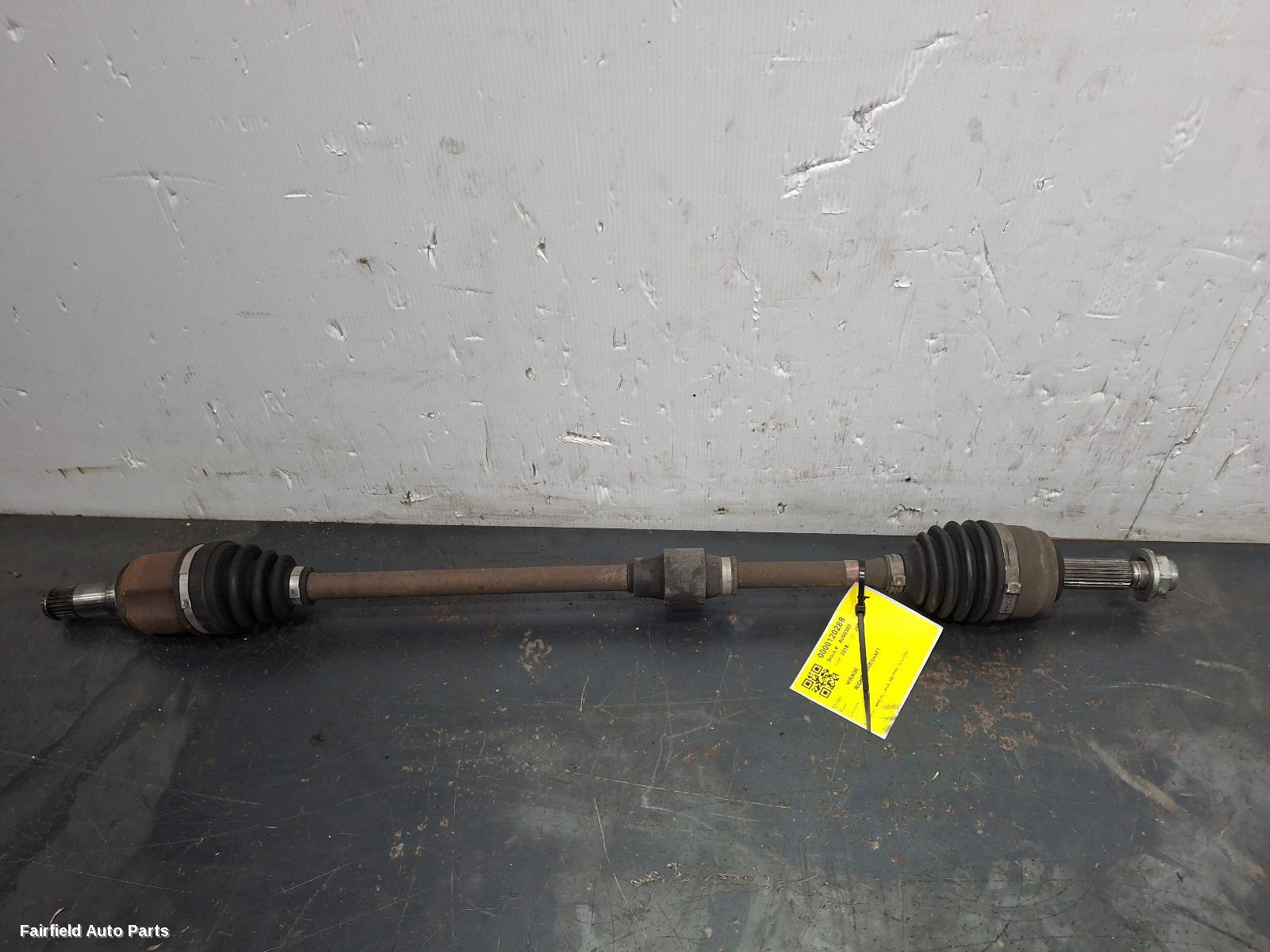 2012-2024 Mitsubishi Mirage Right Driveshaft