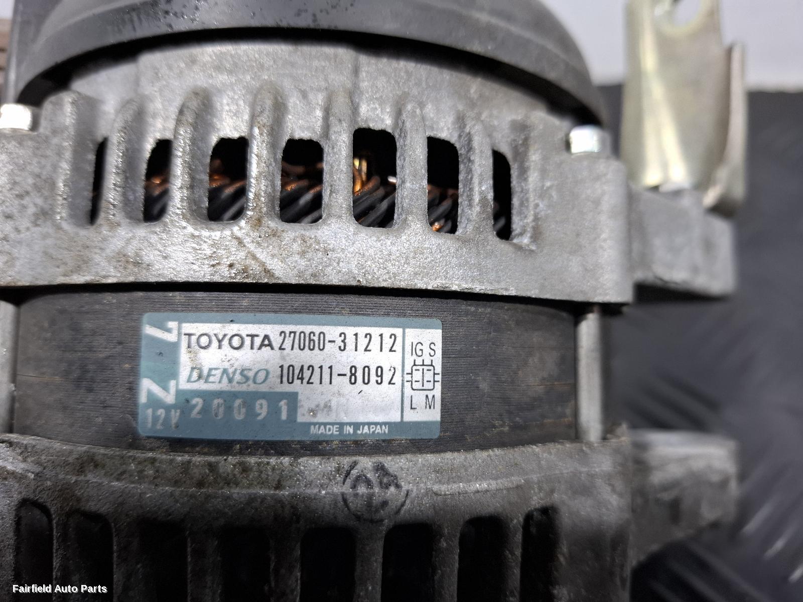 2013-2017 Lexus Is Series Alternator