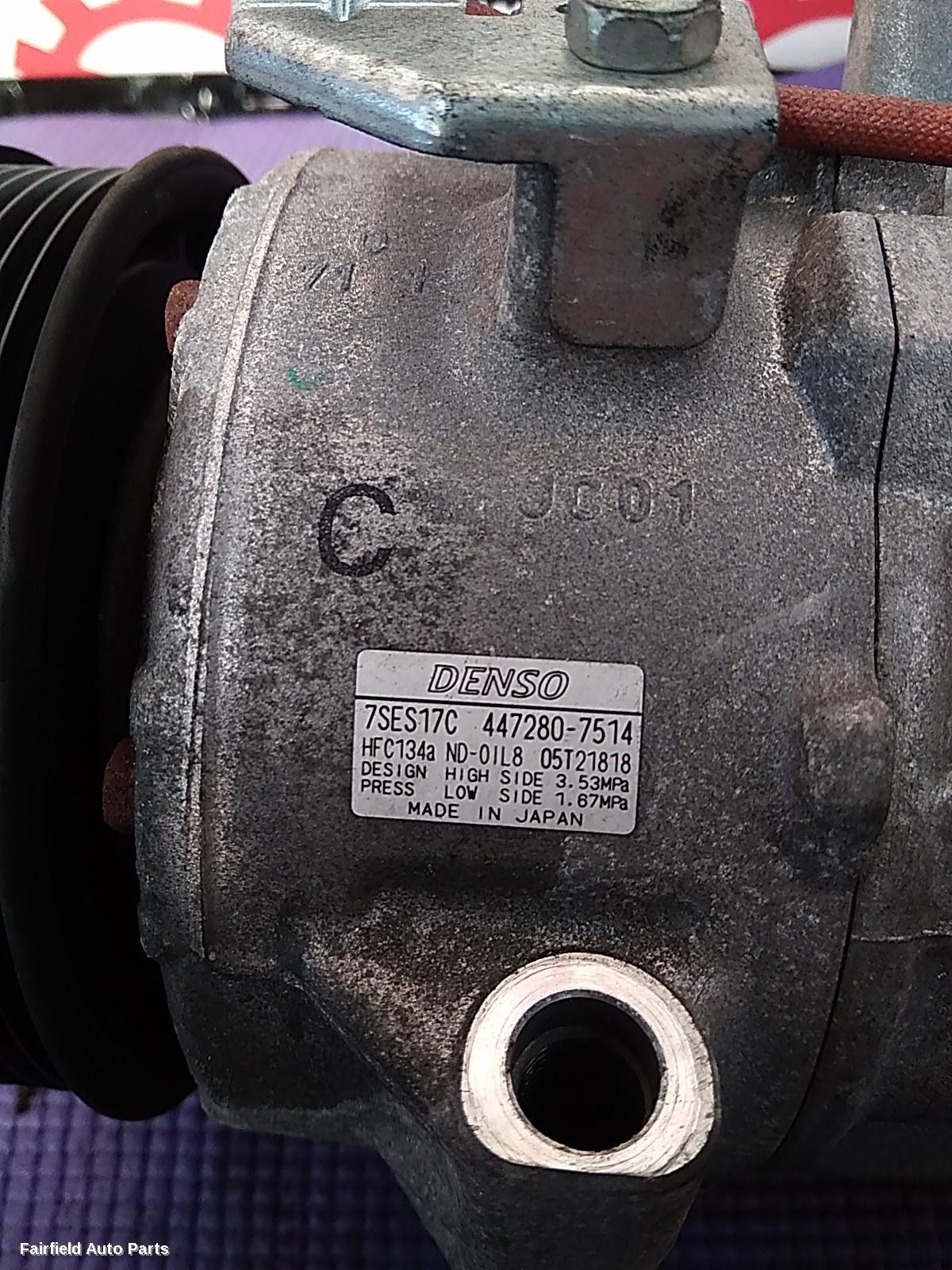 2012-2018 Toyota Rav4 A C Compressor