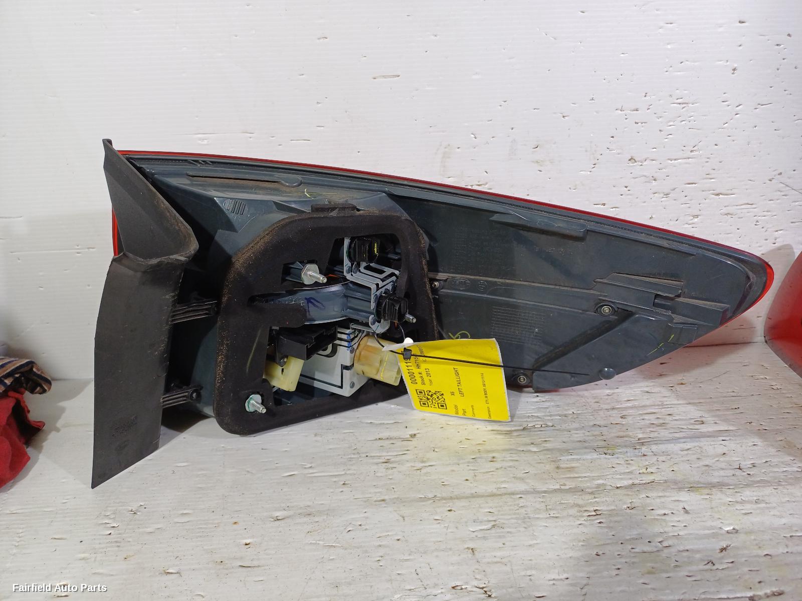 2012-2014 Bmw X6 Left Taillight