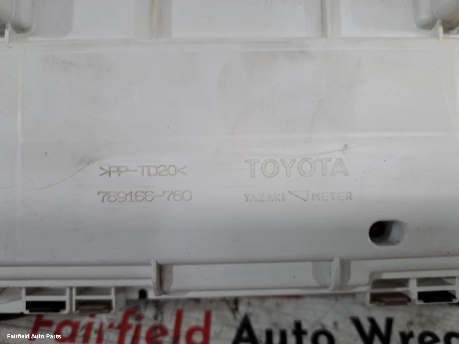 2009-2017 Toyota Prado Instrument Cluster