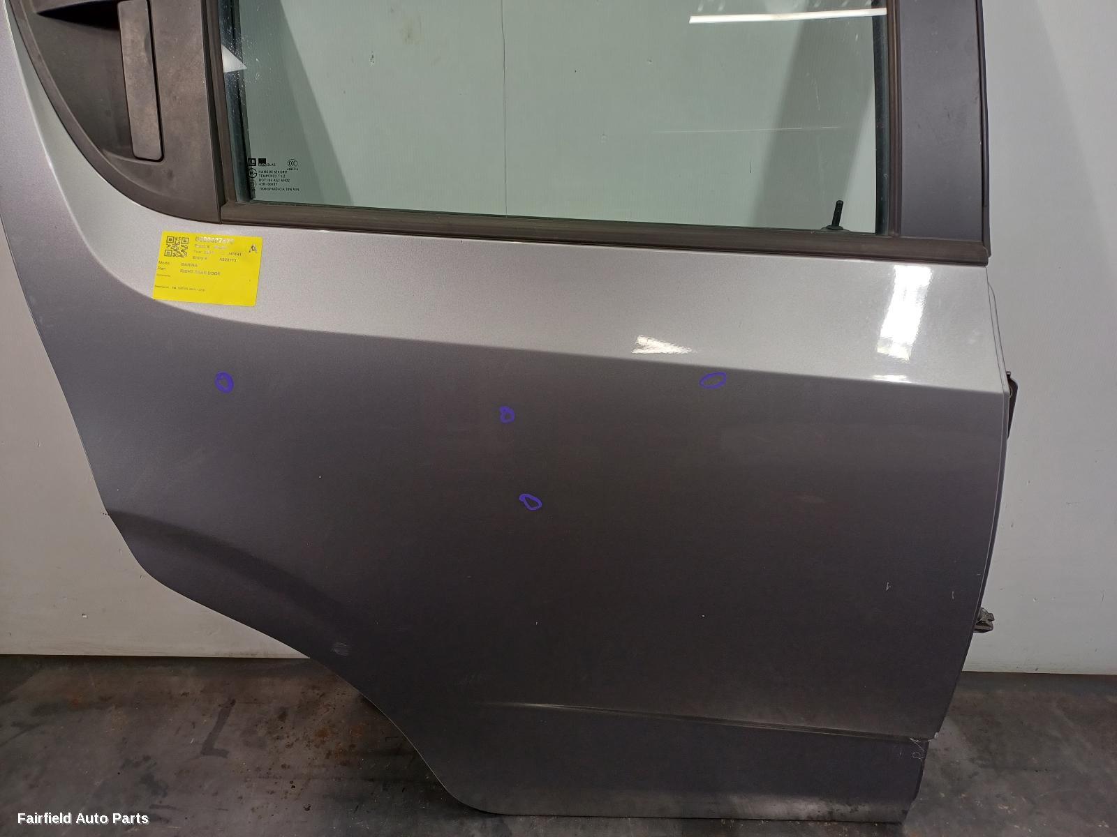 2011-2018 Holden Barina Right Rear Door Sliding