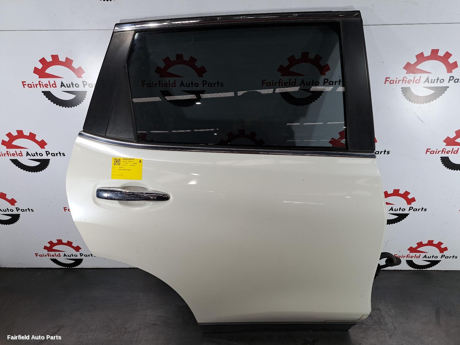 2014-2022 Nissan Xtrail Right Rear Door Sliding