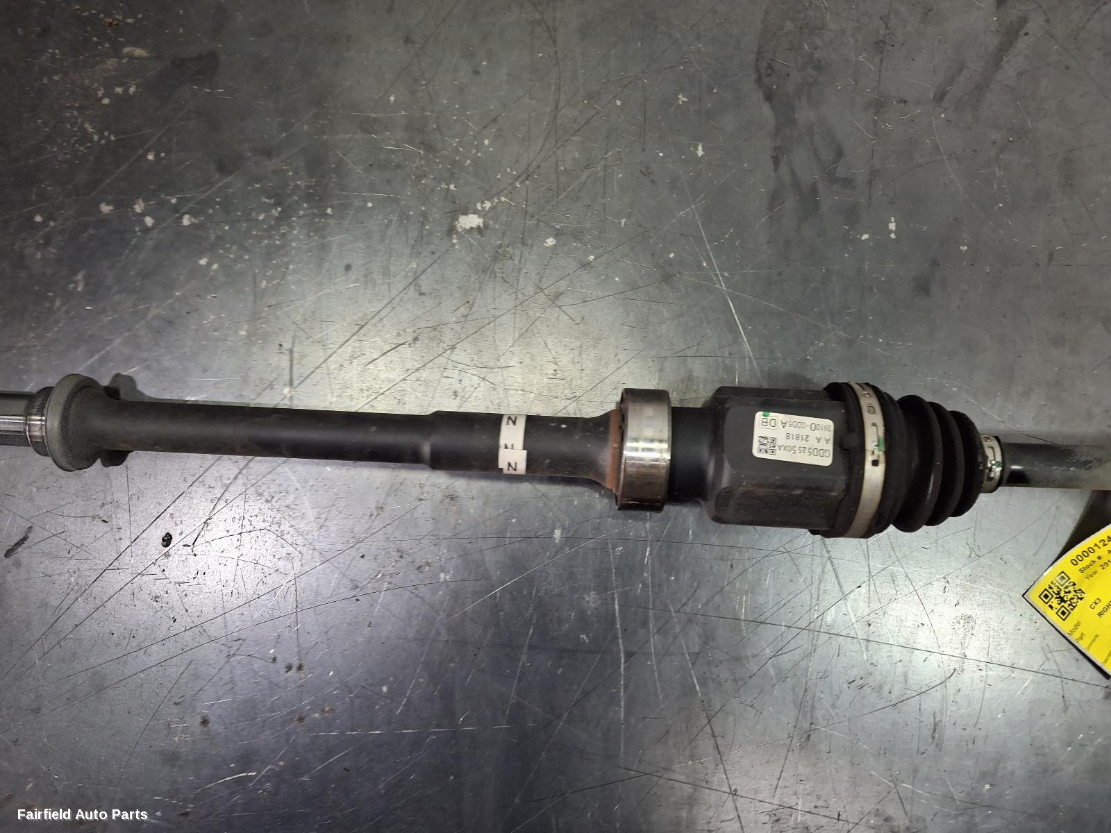 2015-2025 Mazda Cx3 Right Driveshaft