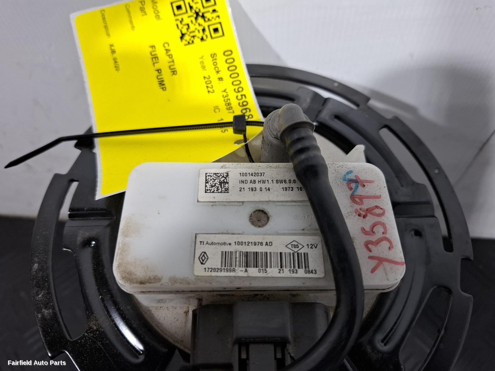 2022 Renault Captur Fuel Pump