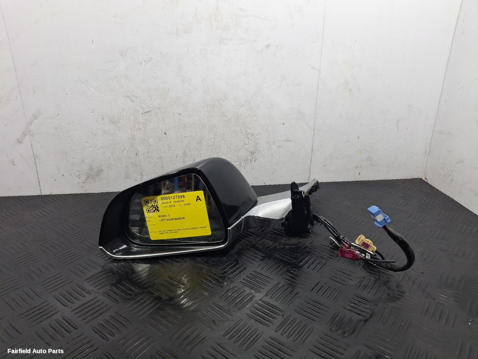 2019-2023 Tesla Model 3 Left Door Mirror