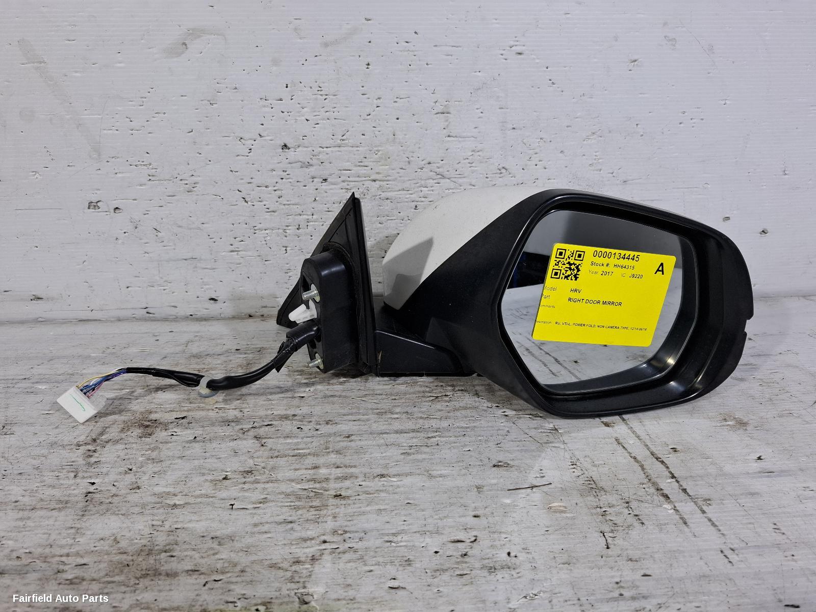 2014-2018 Honda Hrv Right Door Mirror