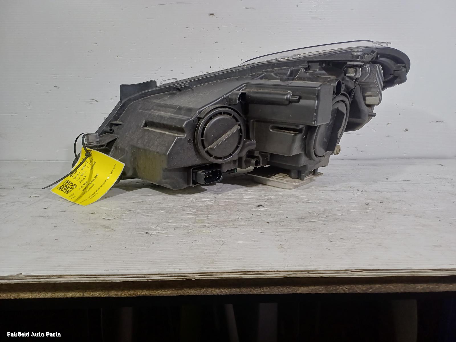 2009-2013 Mercedes E Class Right Headlamp