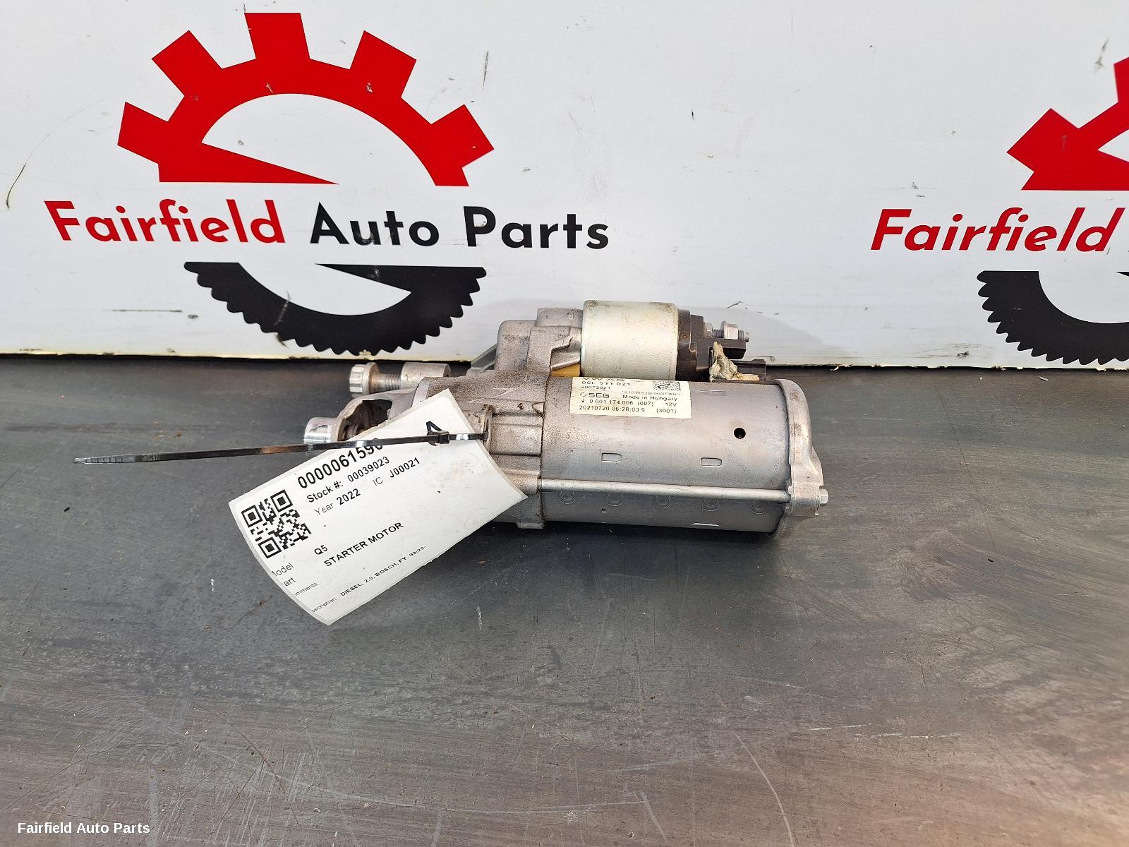 2020-2023 Audi Q5 Starter