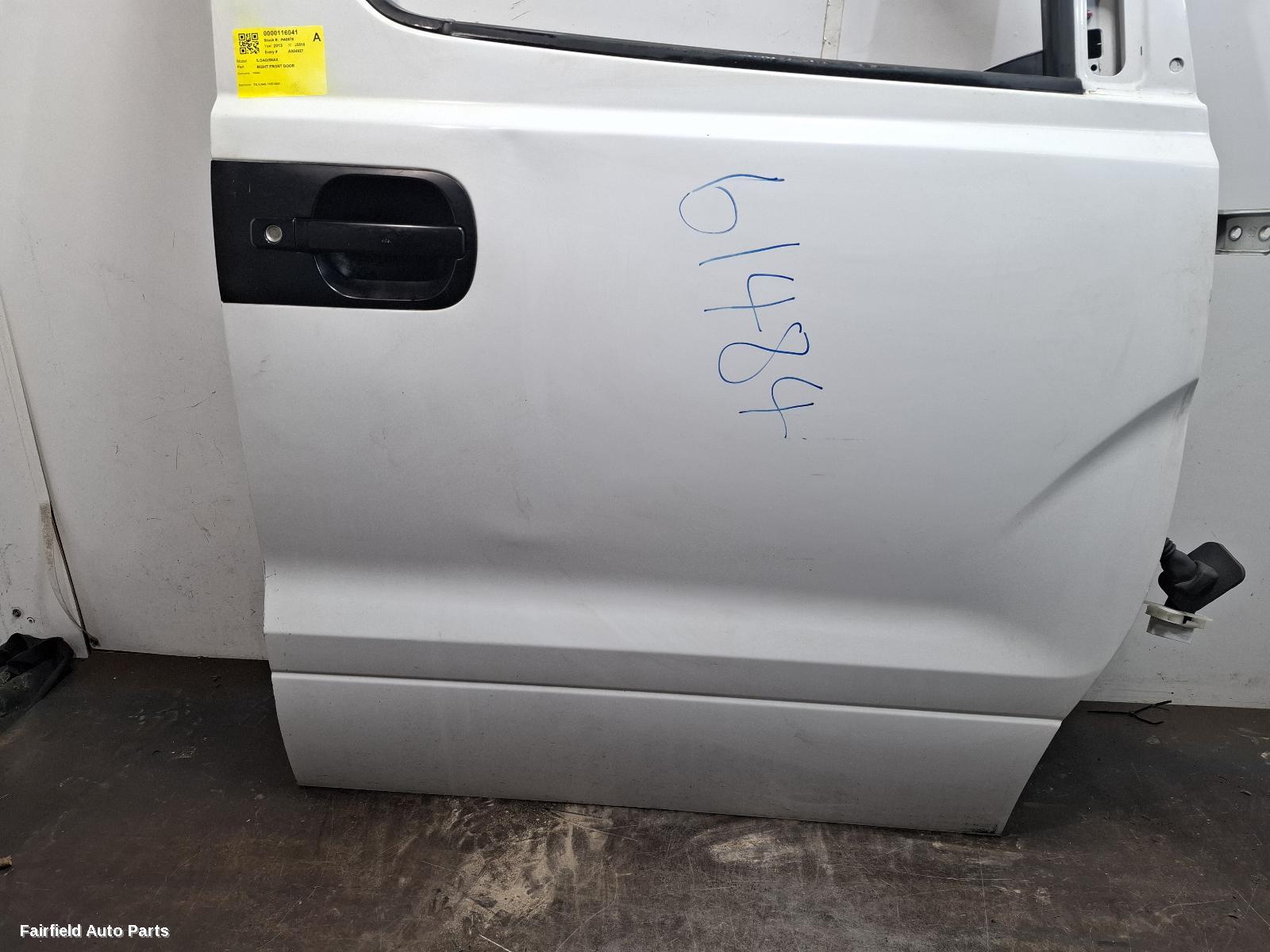 2007-2021 Hyundai Iload/imax Right Front Door