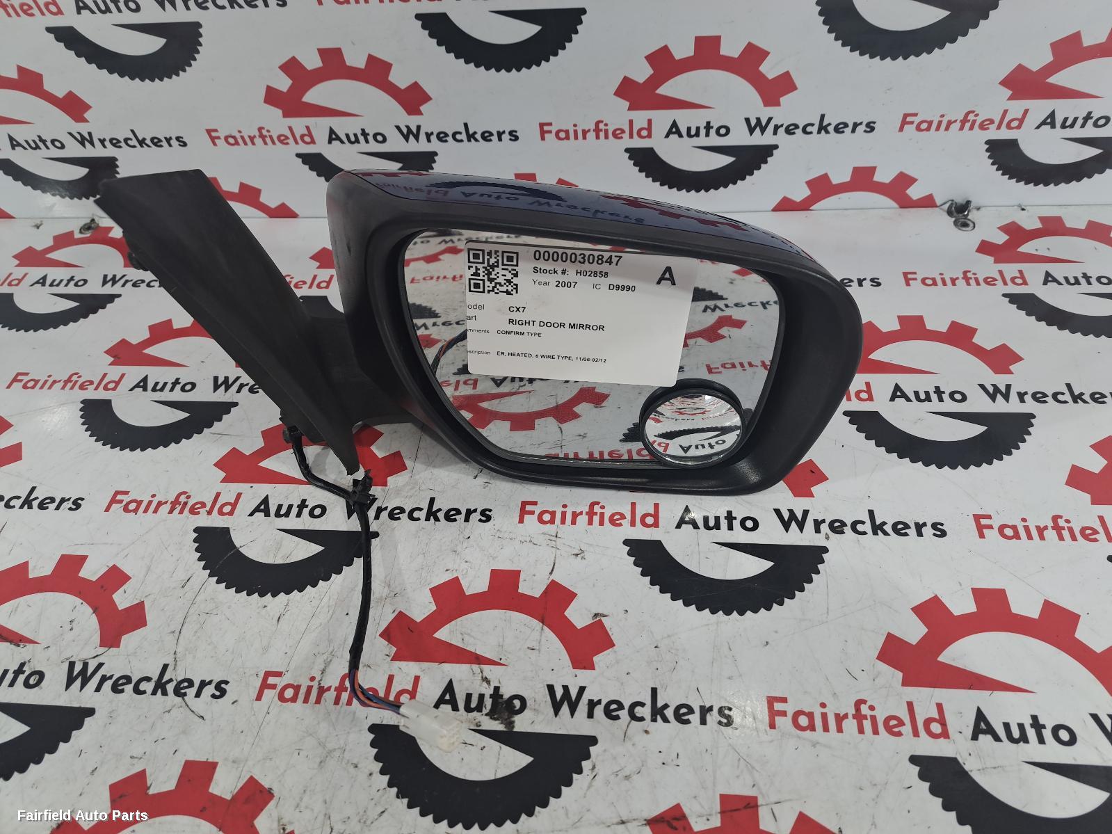 2006-2012 Mazda Cx7 Right Door Mirror
