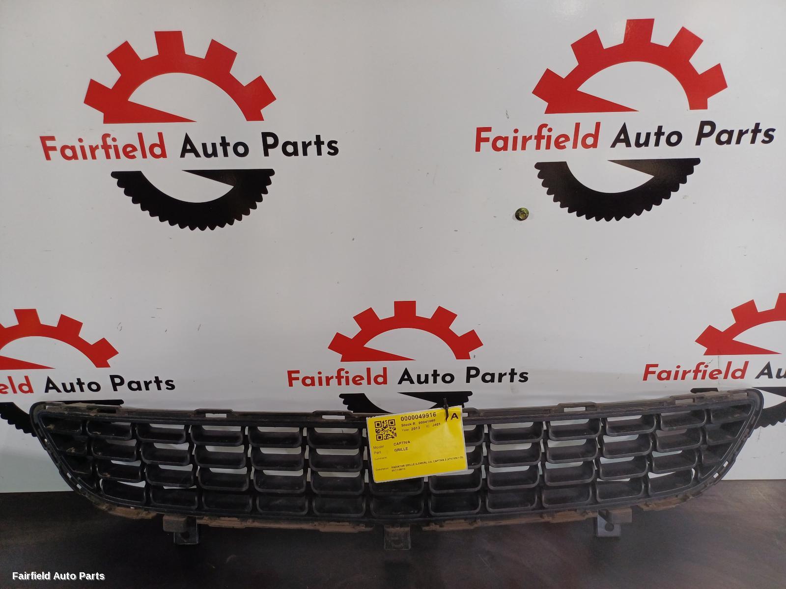 2013 Holden Captiva Grille