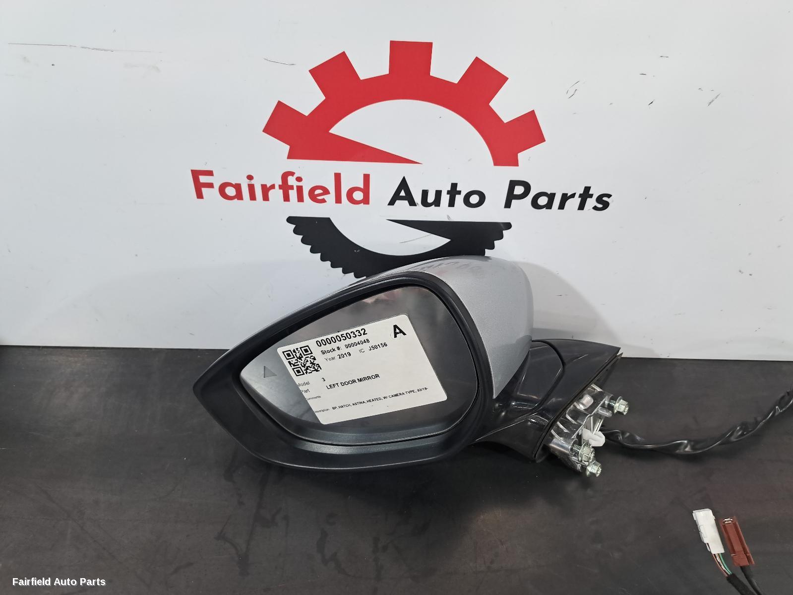 2019 Mazda 3 Left Door Mirror