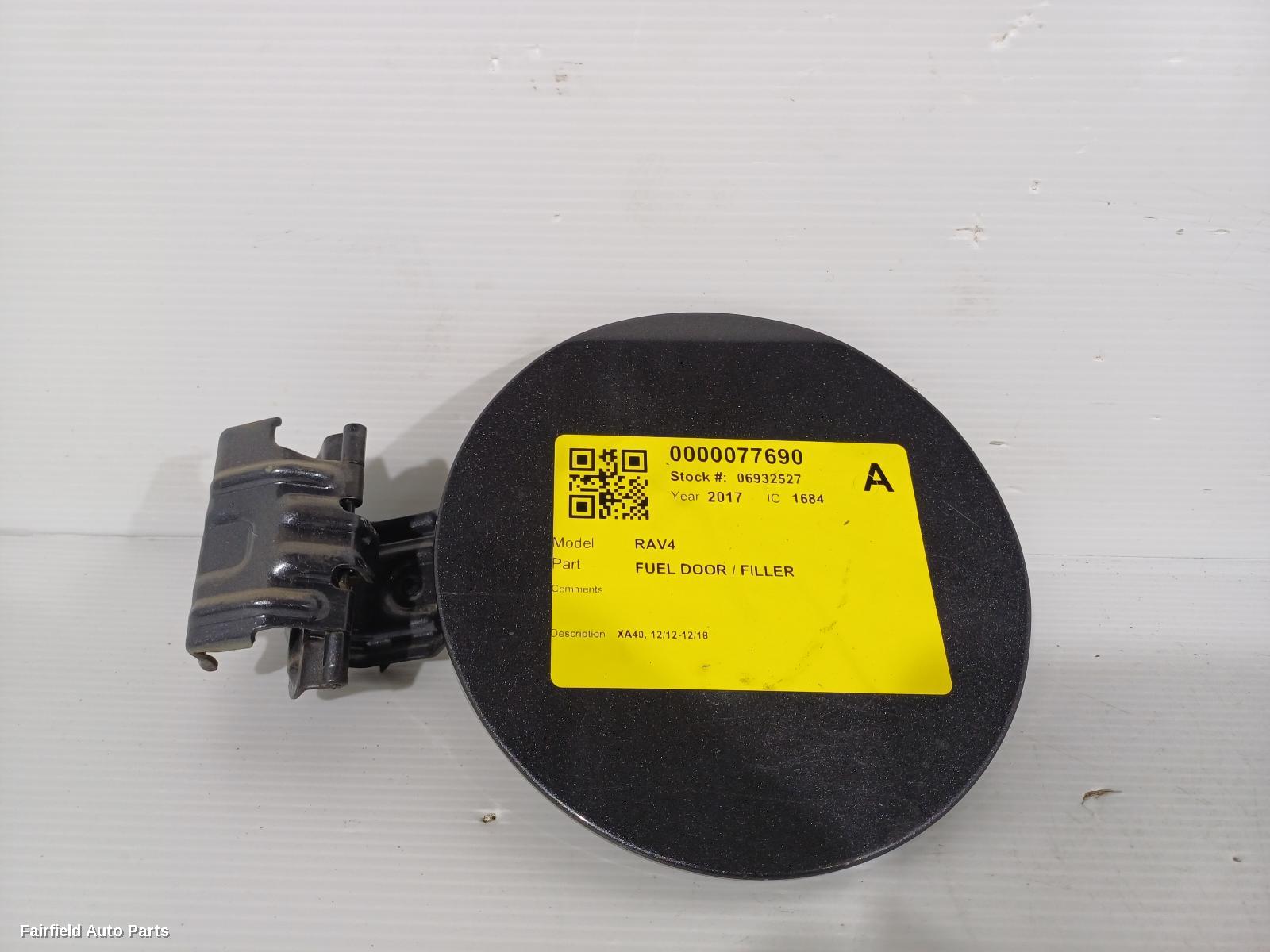 2012-2018 Toyota Rav4 Fuel Door Filler