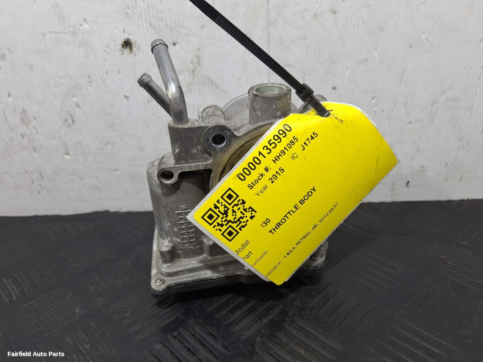 2012-2017 Hyundai I30 Throttle Body