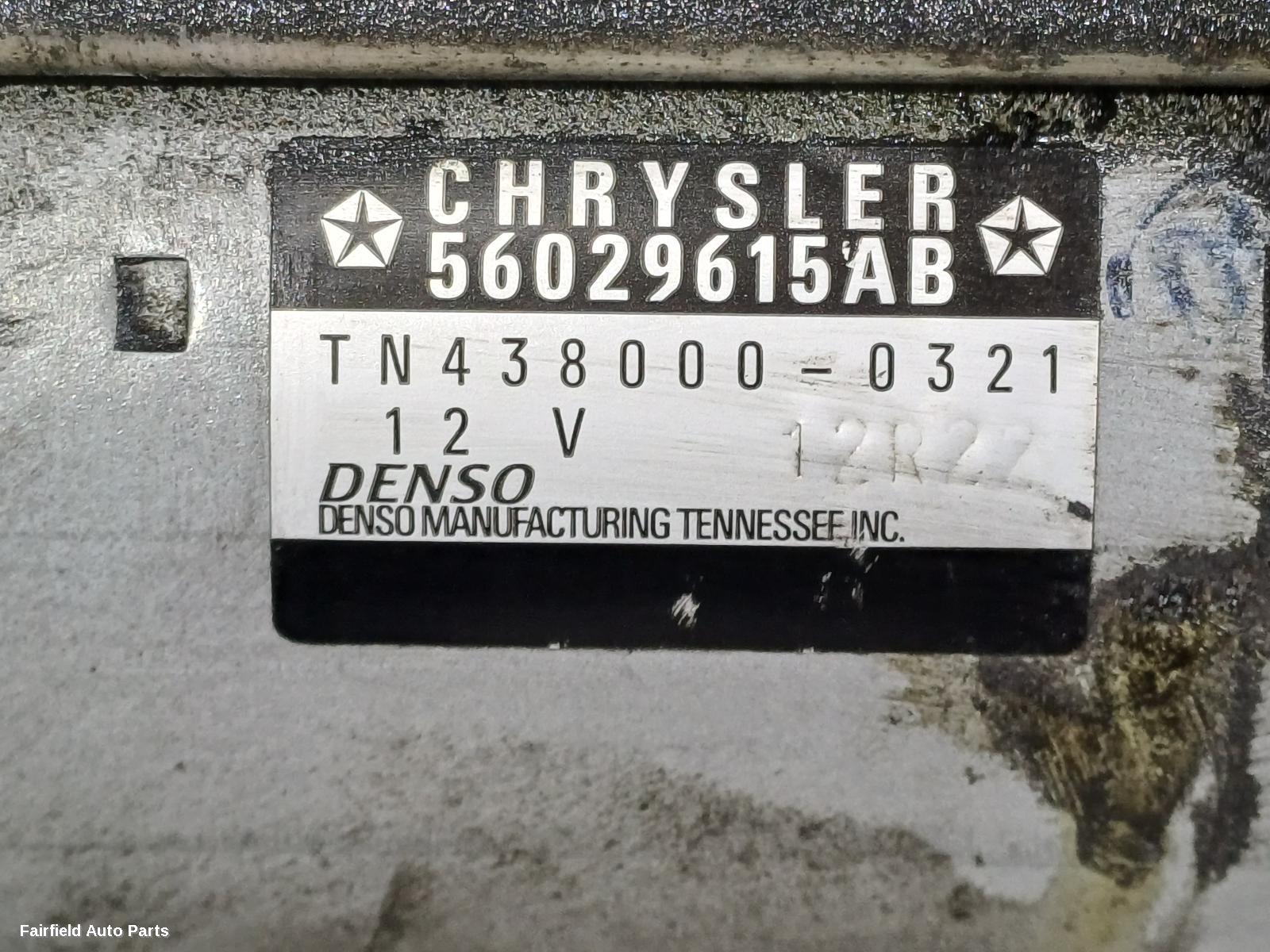2014-2018 Jeep Cherokee Alternator