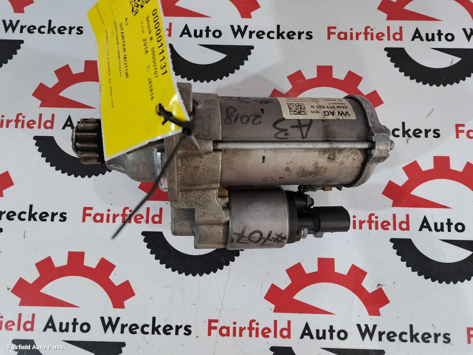 2018 Audi A3 Starter