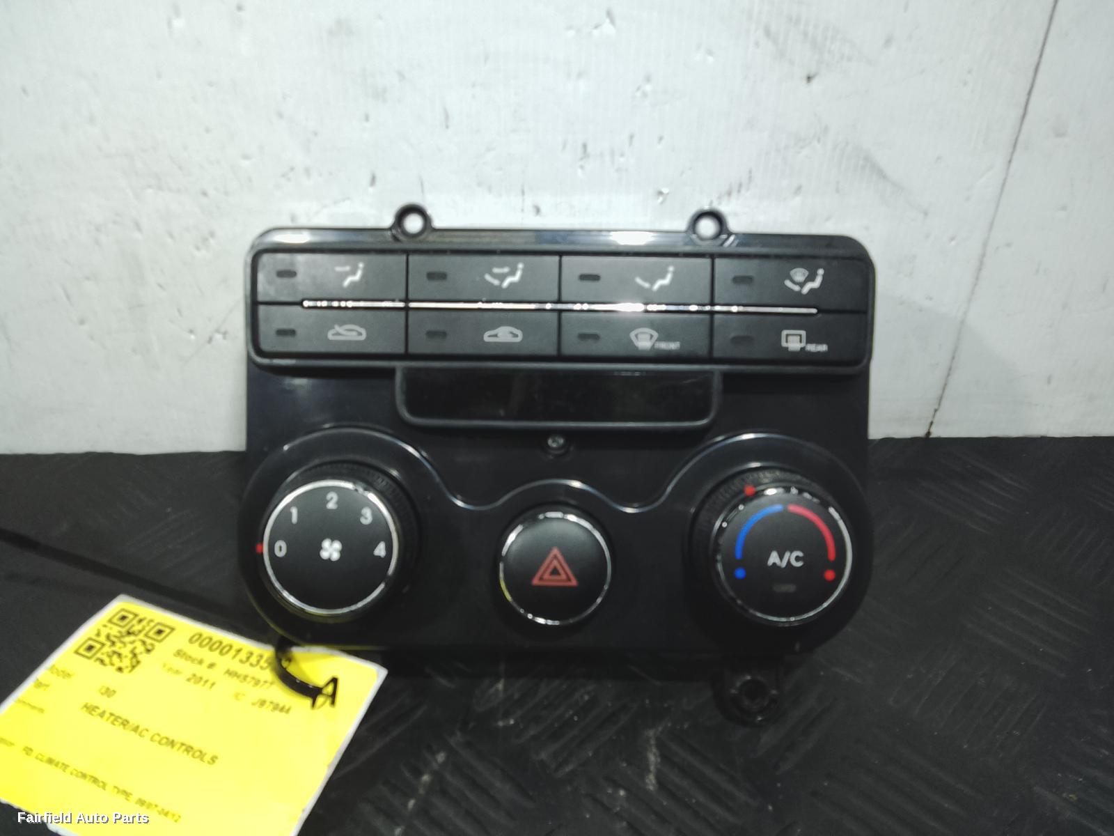 2007-2012 Hyundai I30 Heater Ac Controls