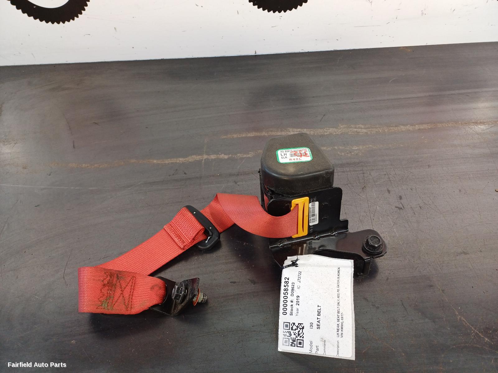 2017-2023 Hyundai I30 Seatbelt Stalk