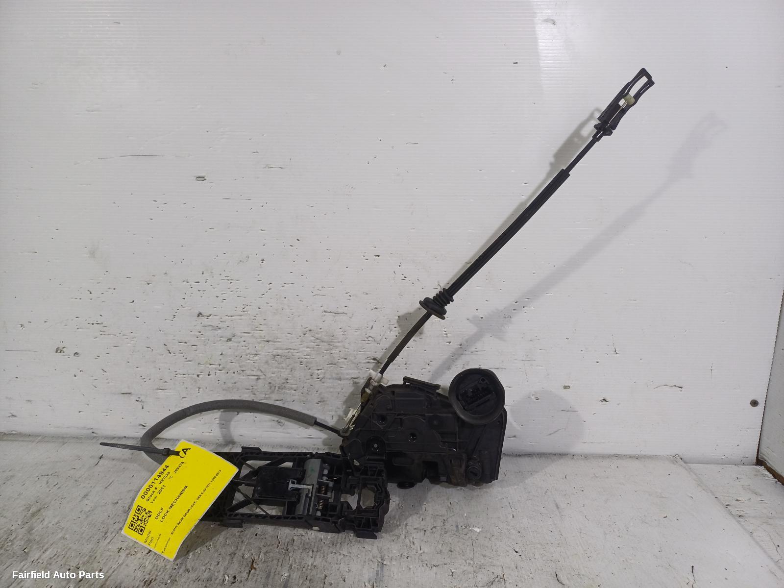 2008-2013 Volkswagen Golf Door Boot Gate Lock