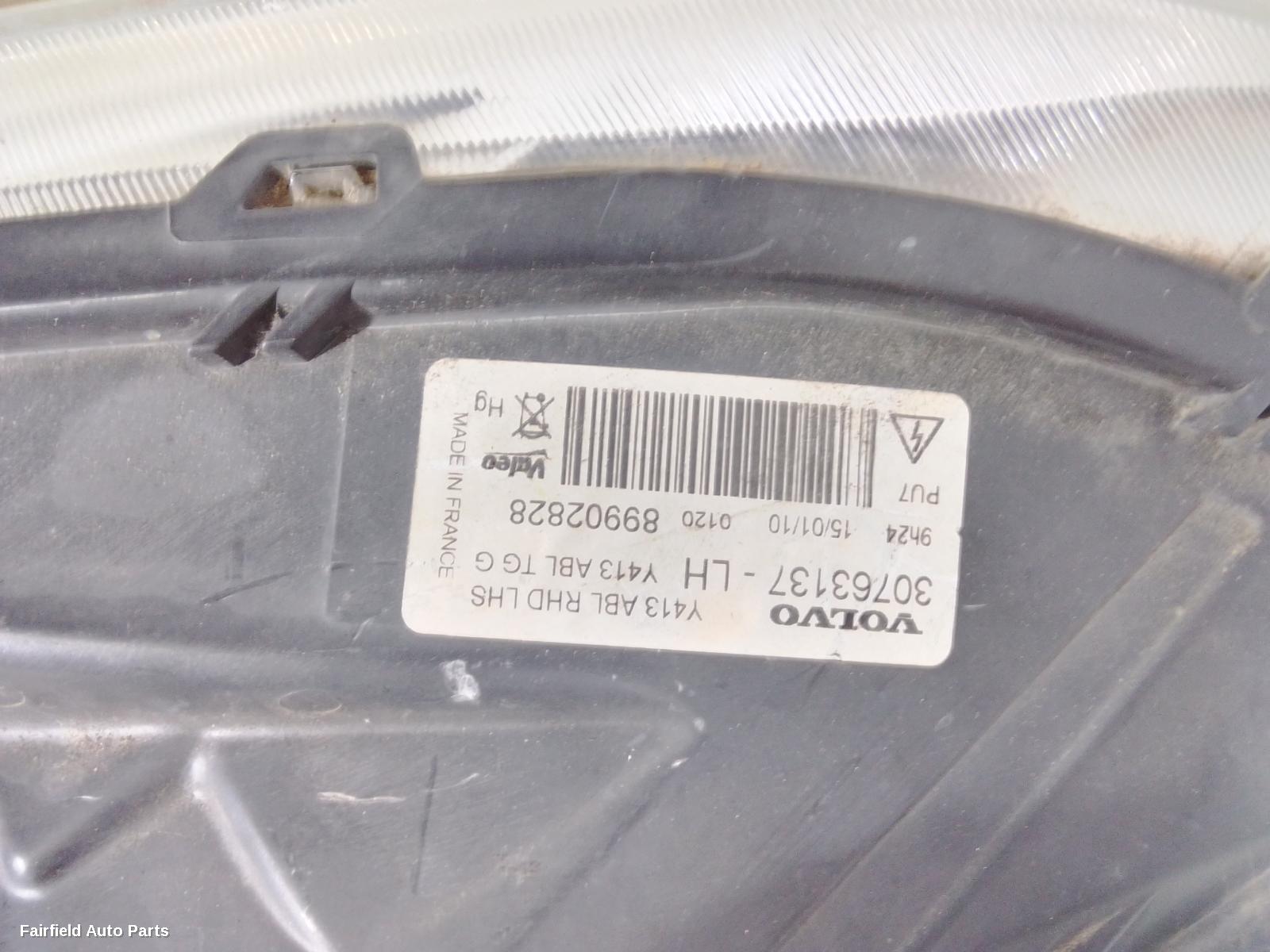 2009-2013 Volvo Xc60 Left Headlamp
