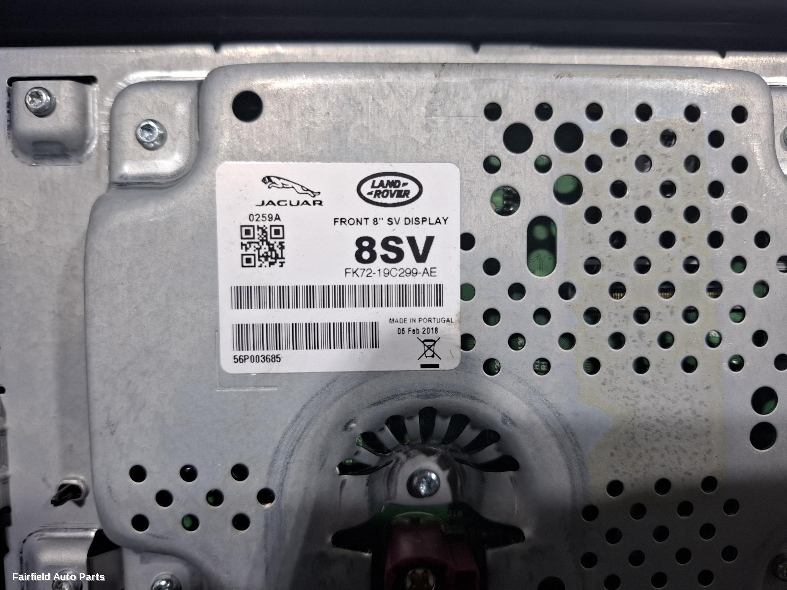 2015-2019 Land Rover Discovery Sport Radio Cd Dvd Sat Tv