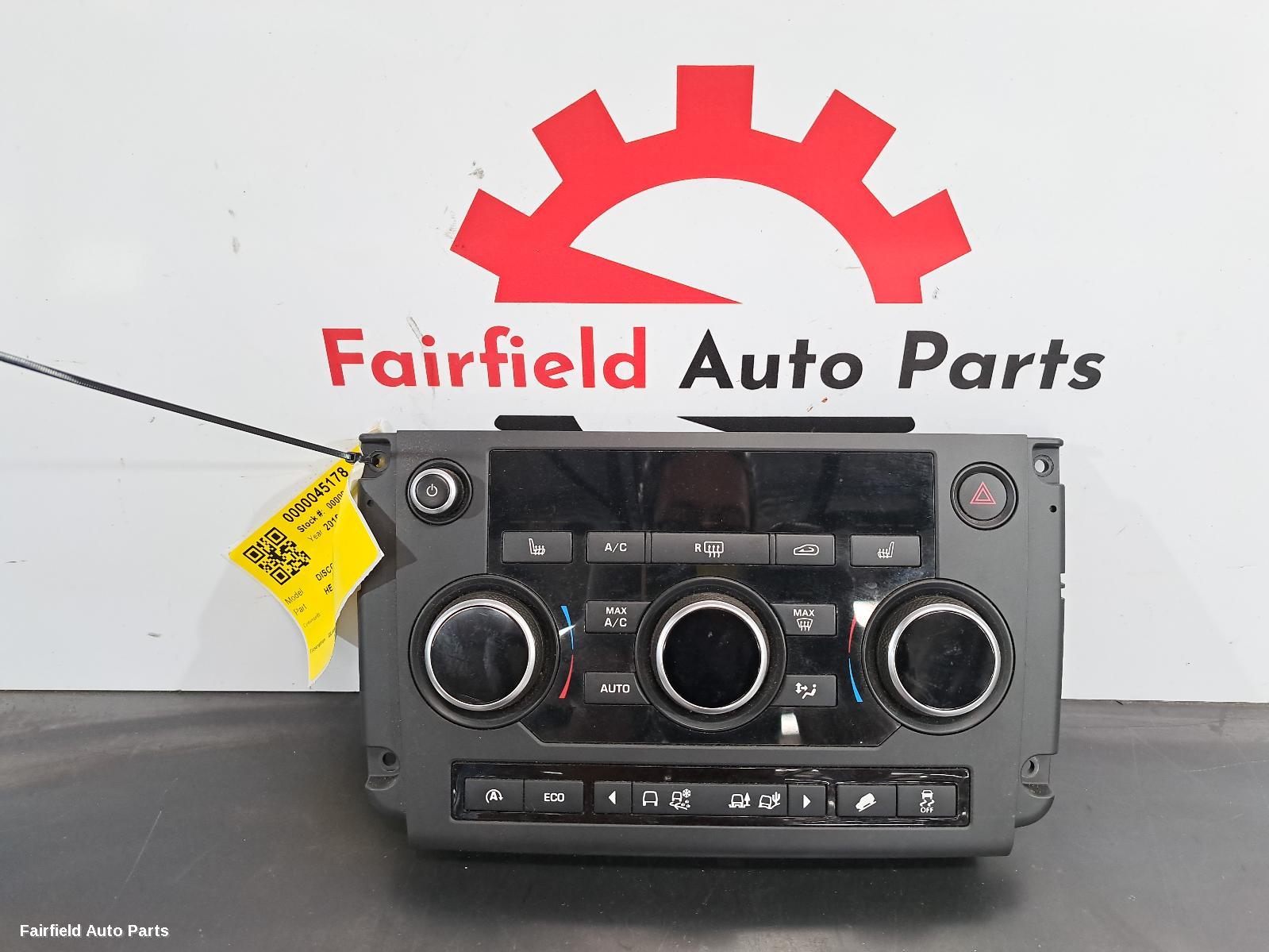 2015-2026 Land Rover Discovery Sport Heater Ac Controls