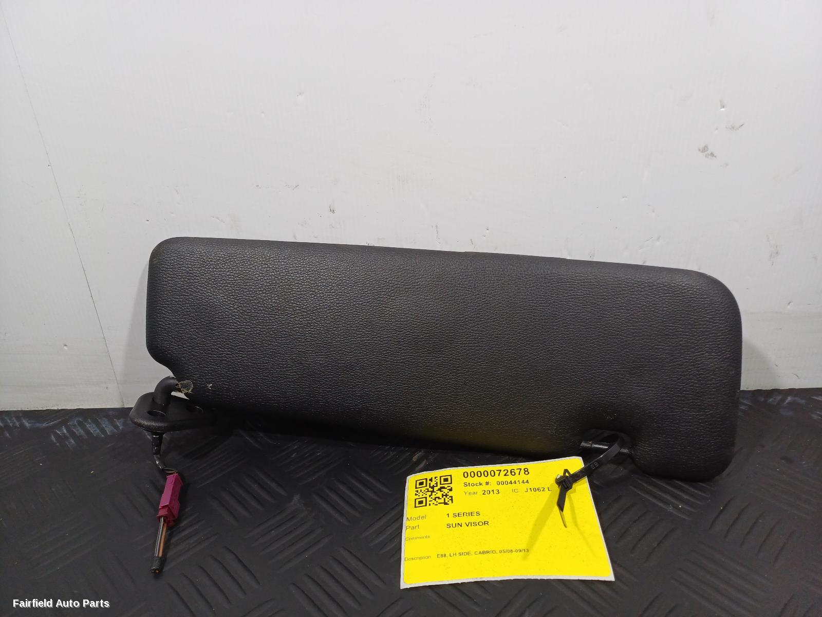 2008-2013 Bmw 1 Series Sunvisor