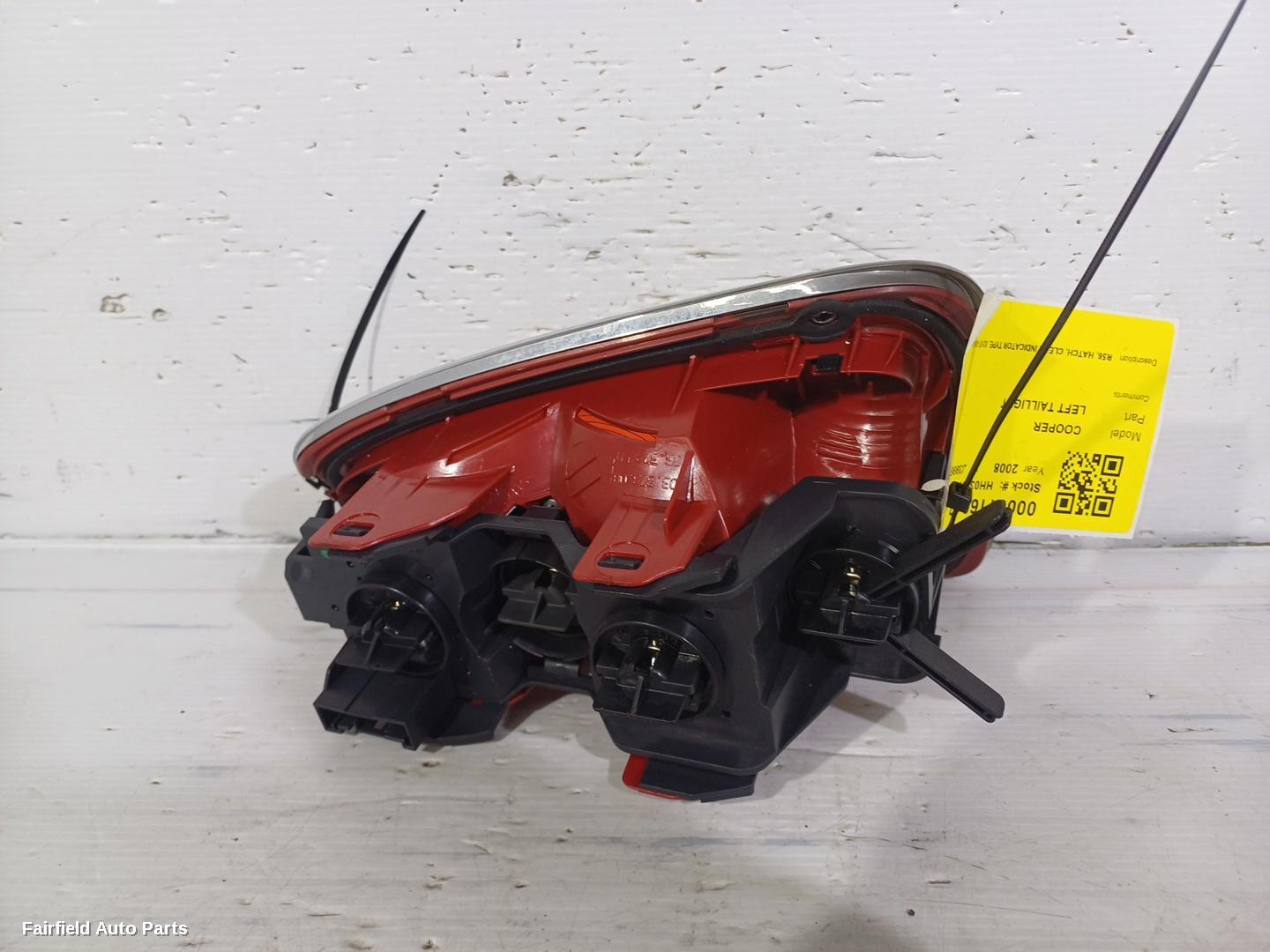 2007-2010 Mini Cooper Left Taillight