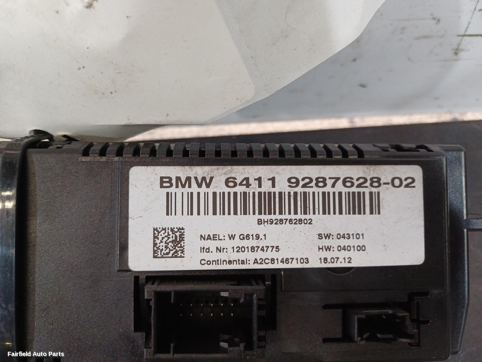2010-2014 Bmw X3 Heater Ac Controls
