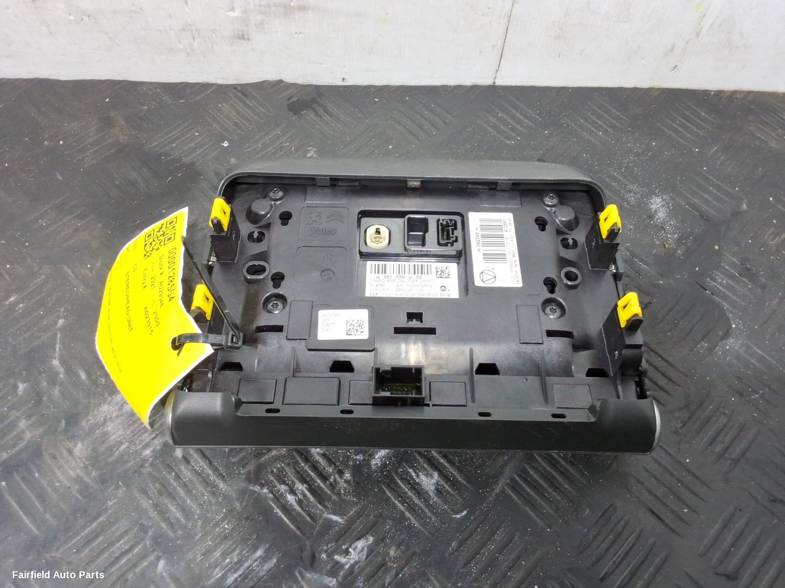 2019-2024 Citroen C3 Radio Cd Dvd Sat Tv
