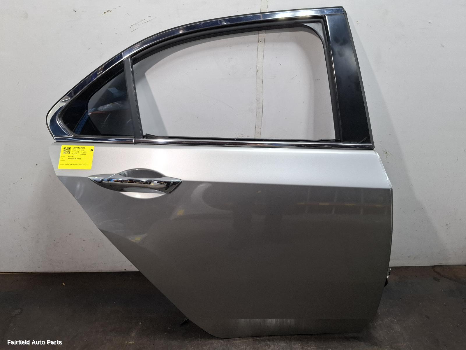 2008-2015 Honda Accord Right Rear Door Sliding