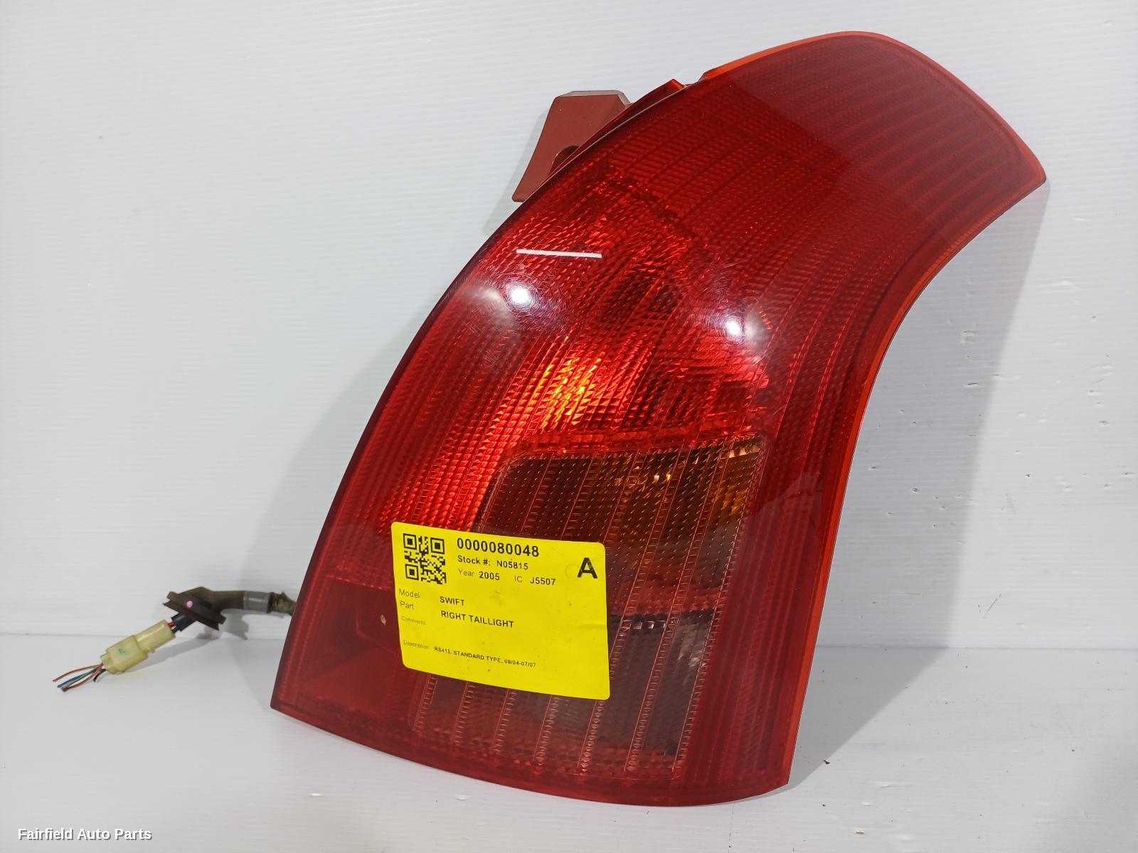 2005 Suzuki Swift Right Taillight
