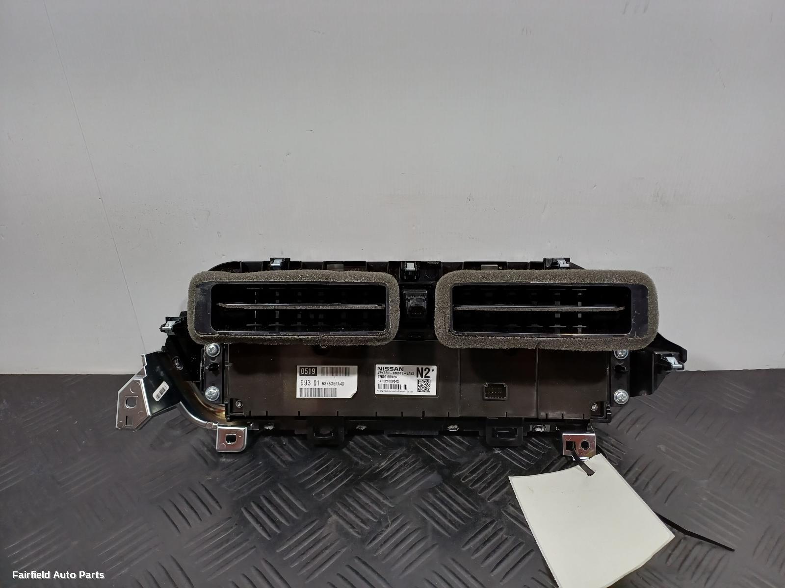 2022-2026 Nissan Xtrail Heater Ac Controls