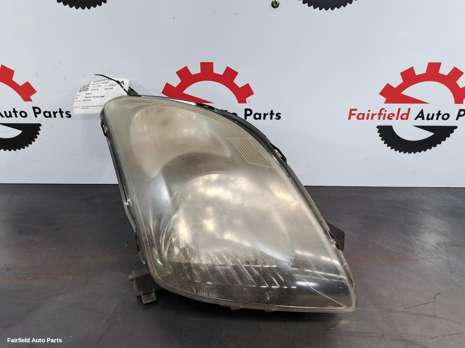 2010 Suzuki Swift Right Headlamp