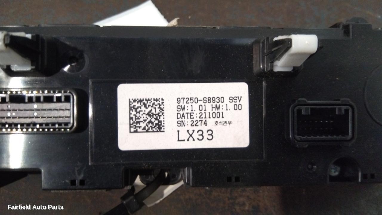 2020-2023 Hyundai Palisade Heater Ac Controls