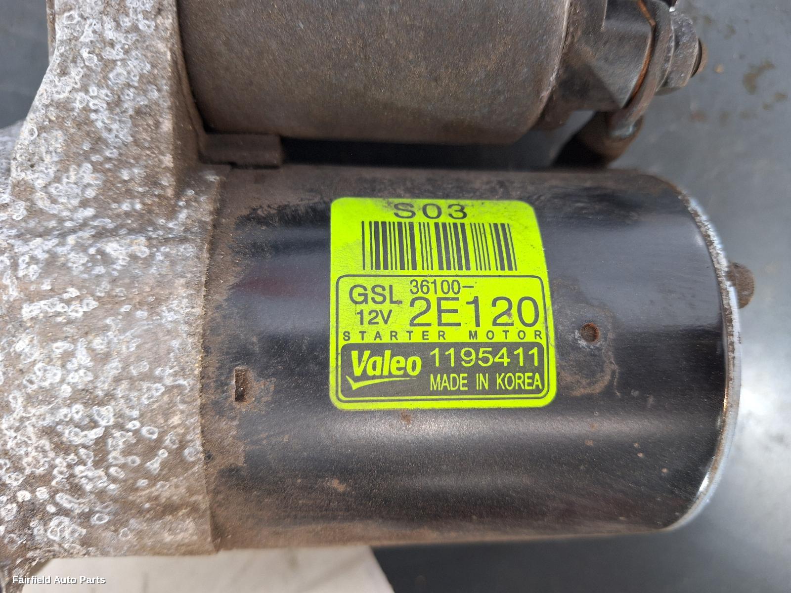 2012-2017 Hyundai I30 Starter