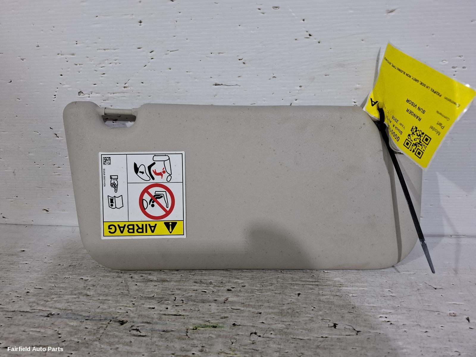 2015-2022 Ford Ranger Sunvisor