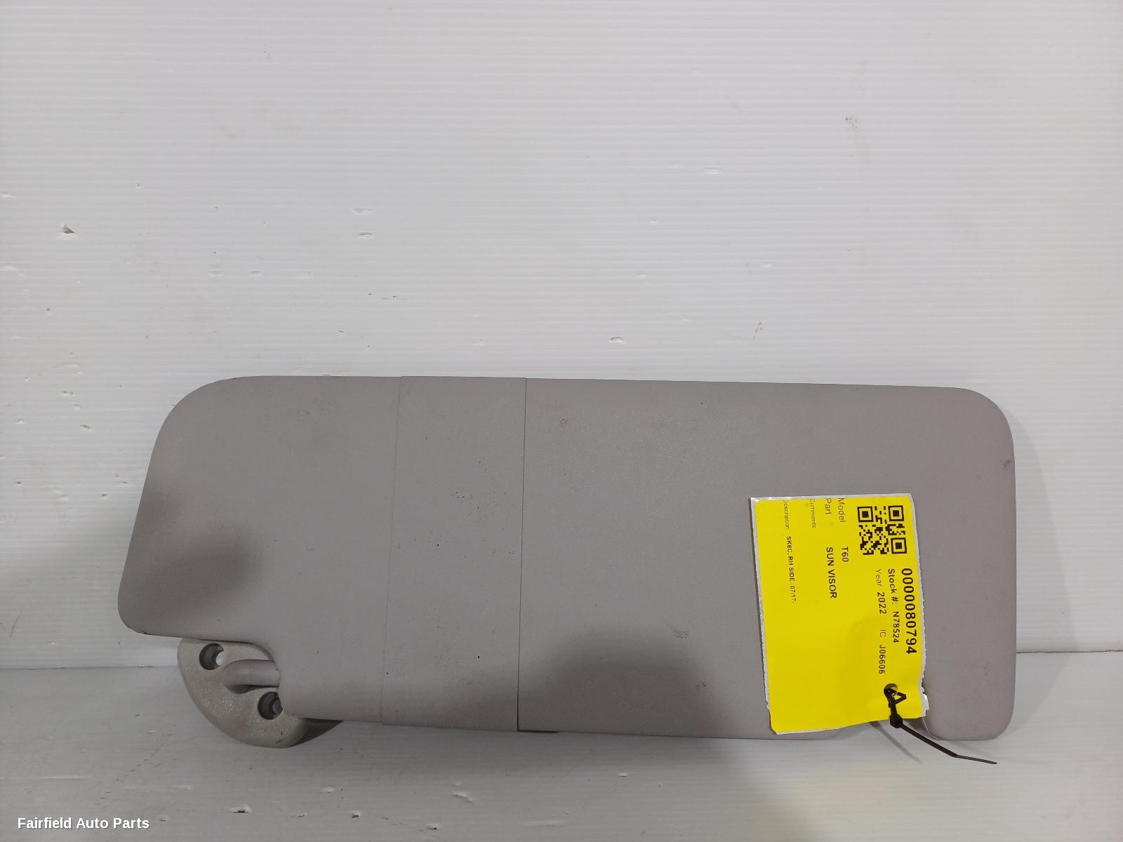 2017-2025 Ldv T60 Sunvisor