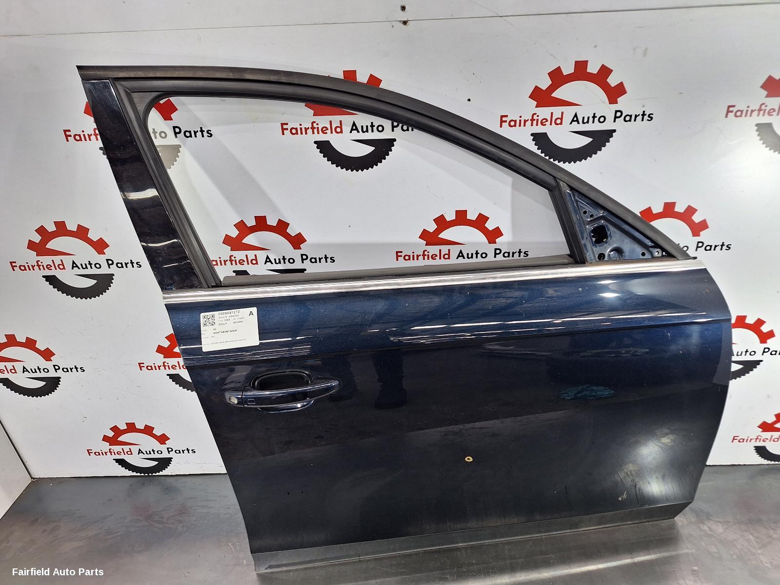 2008-2016 Audi A4 Right Front Door