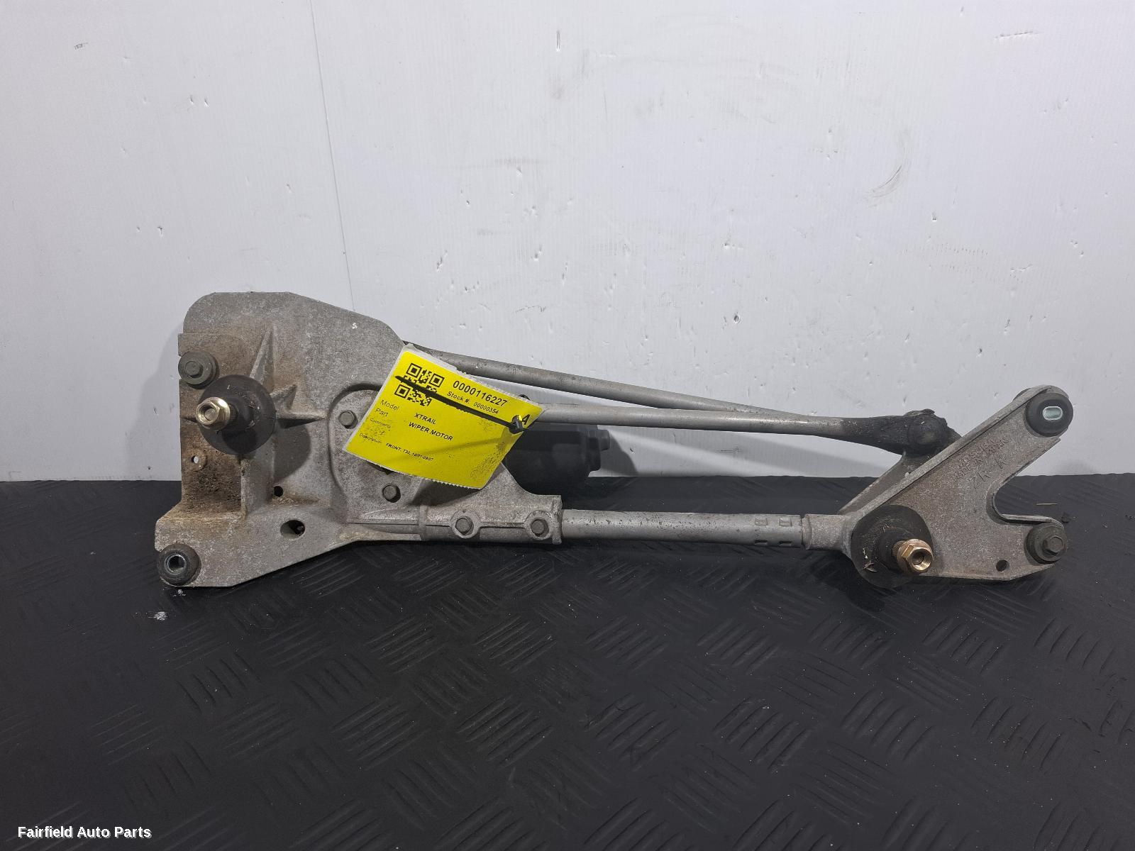2001-2007 Nissan Xtrail Wiper Motor
