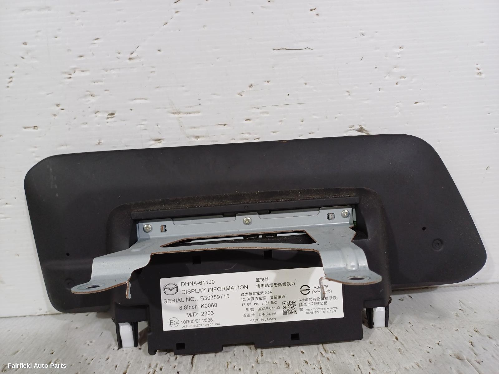 2019-2025 Mazda Cx30 Radio Cd Dvd Sat Tv