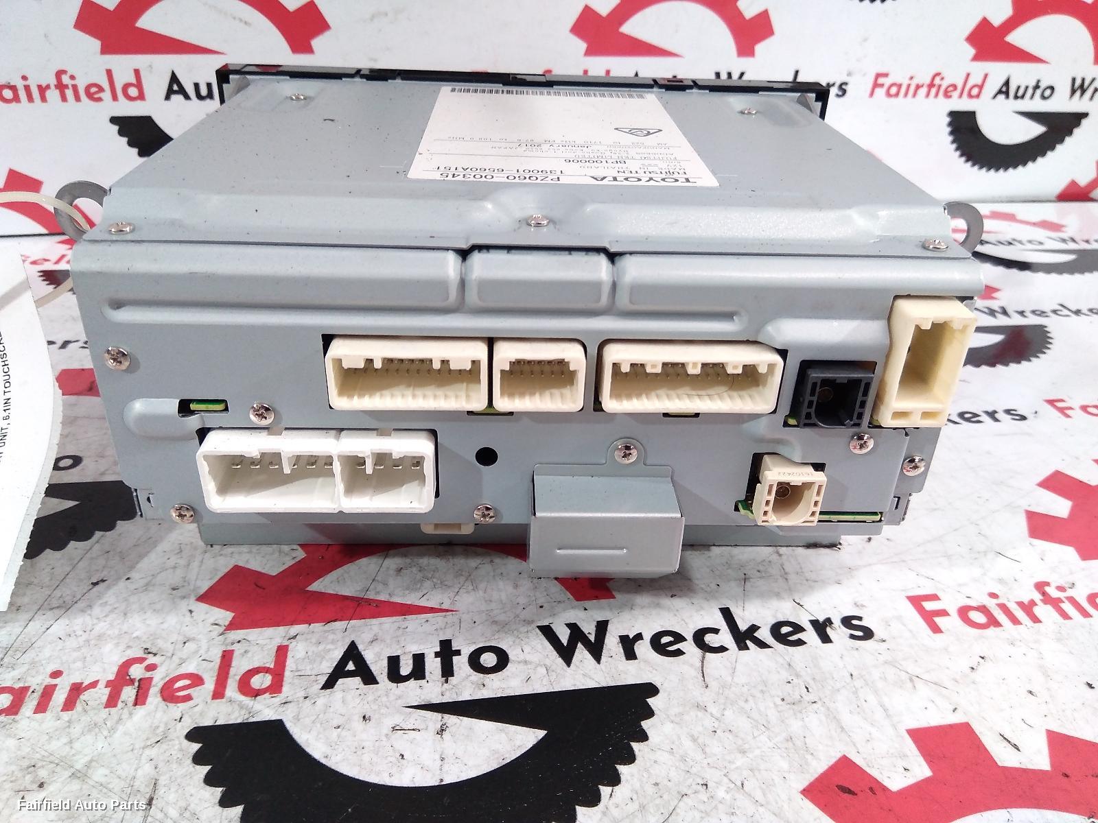 2016-2019 Toyota C-hr Radio Cd Dvd Sat Tv