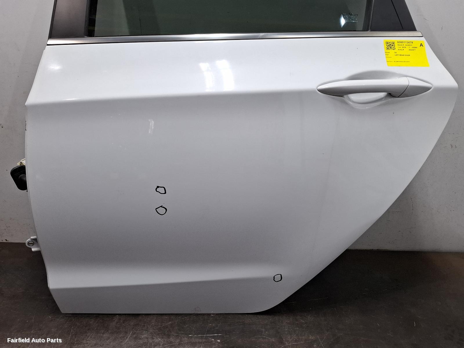 2012-2017 Hyundai I30 Left Rear Door Sliding