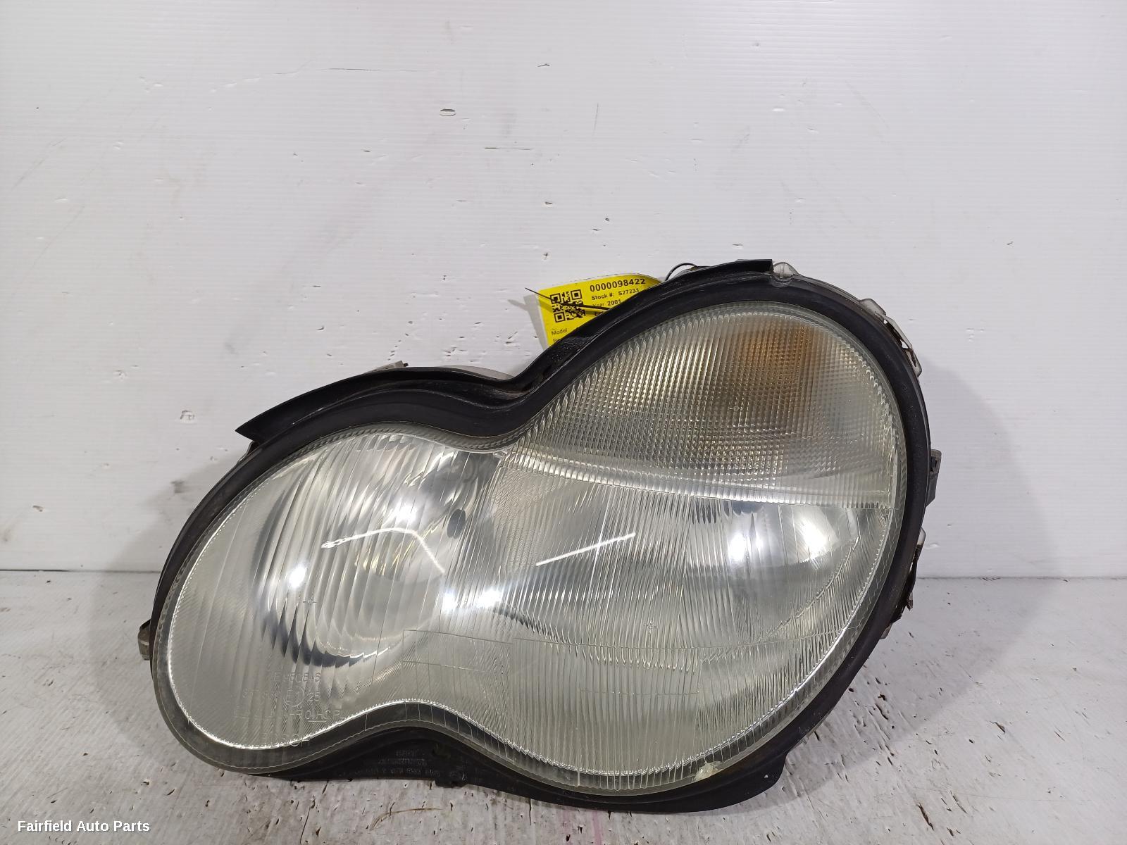 2000-2004 Mercedes C Class Left Headlamp