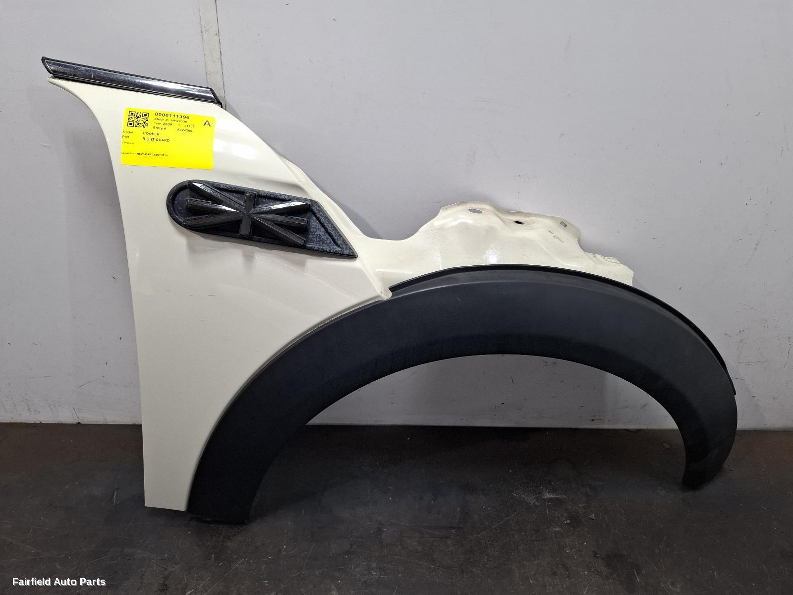 2007-2015 Mini Cooper Right Guard